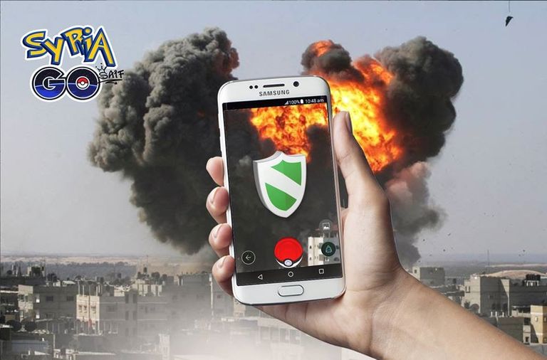 لقطات من لعبة بوكيمون تحاكي واقع الحرب في سوريا