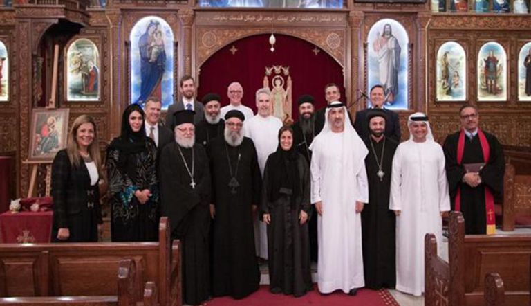 لبنى القاسمي ـ كنيسة مارمينا القبطية في دبي