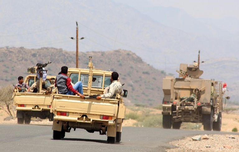 قوات موالية للحكومة الشرعية في اليمن (رويترز)