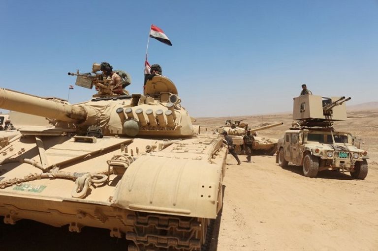 قوات عراقية تتجمع استعدادا لقتال تنظيم 