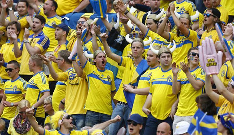 مشجعو السويد