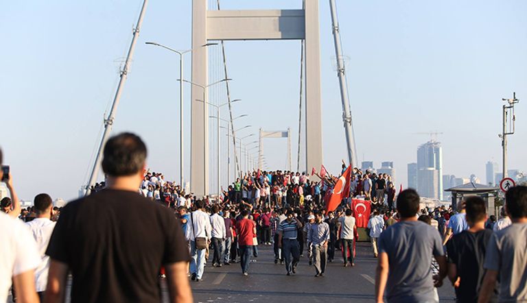 جانب من محاولة الانقلاب في تركيا