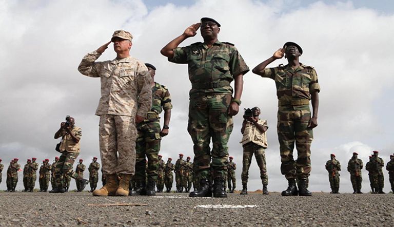 قوات امريكية تدرب جنود فى السنغال - ارشيفية