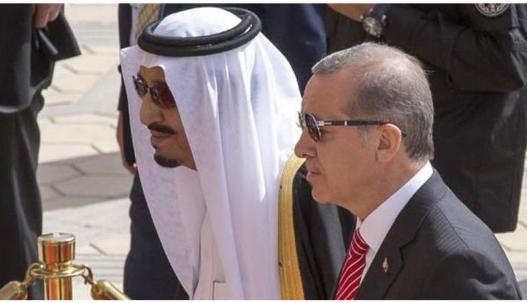 الملك سلمان  و أردوغان