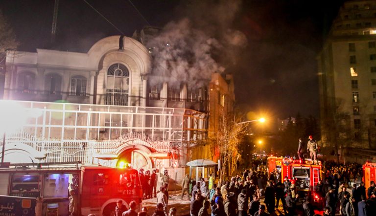 الهجوم على السفارة السعودية في طهران - أرشيفية