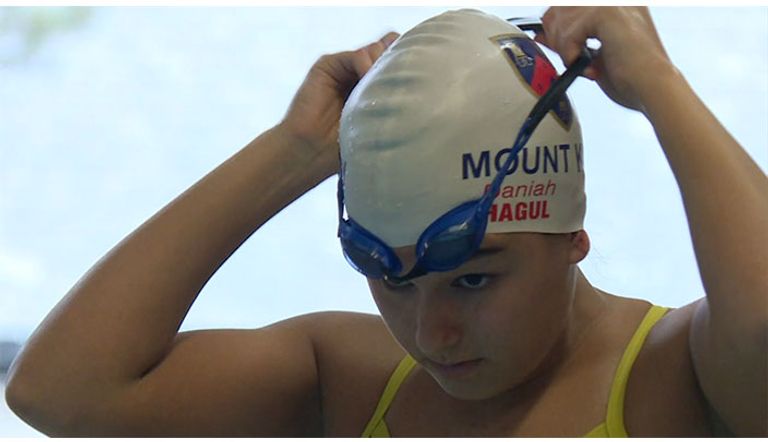 تشارك داليا حجول يوم 7 أغسطس/ آب في سباق 100 متر سباحة على الصدر في ريو دي جانيرو.