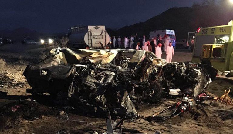 حادث سير جنوبي السعودية