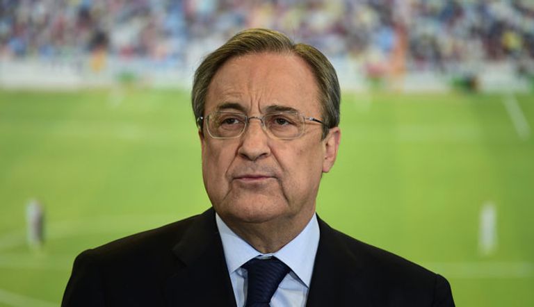 رئيس نادي ريال مدريد فلورنتينو بيريز