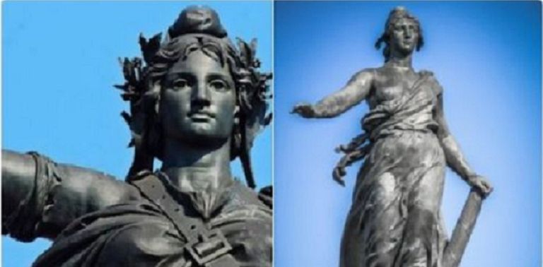 تمثال ماريان رمز الجمهورية الفرنسية