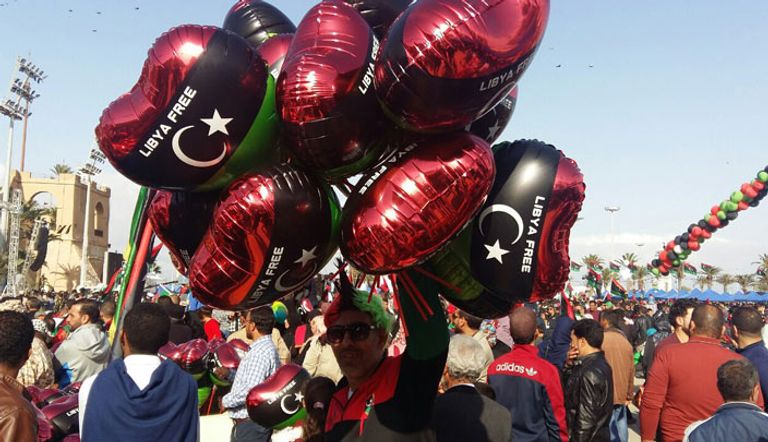 الليبيون يحتفلون بالذكرى الخامسة خارج منظومة حكم القذافي