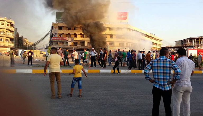 تفجير انتحاري سابق في منطقة بغداد الجديدة أرشيفية