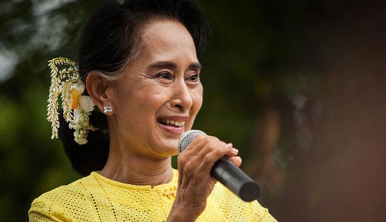 وزيرة خارجية ميانمار، اونغ سان سو تشي
