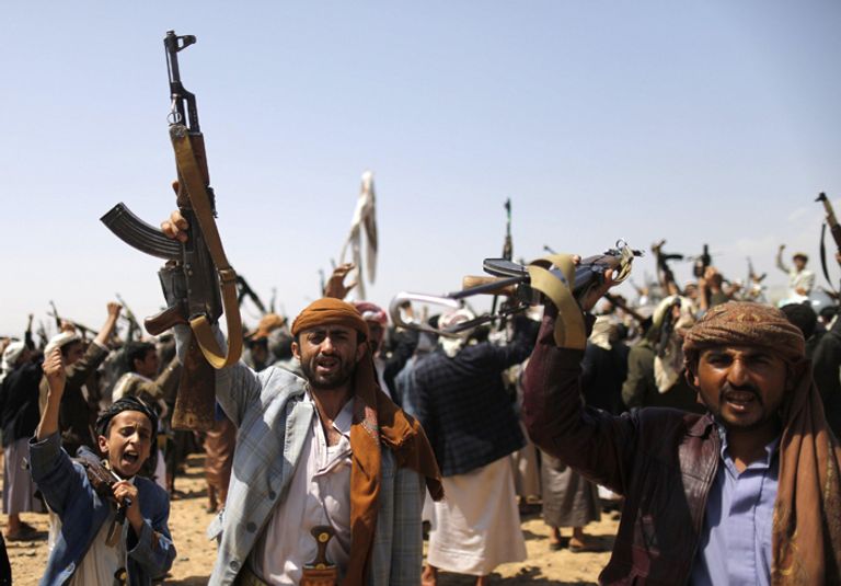 مقاتلون في صفوف الحوثيين