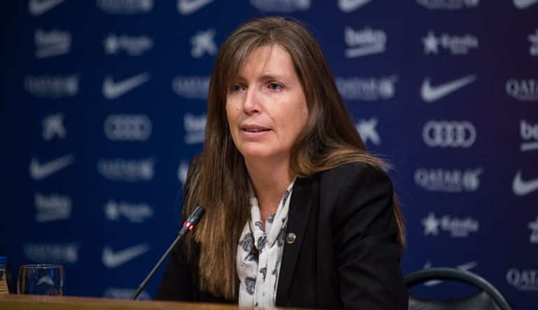 سوزانا مونخي نائبة رئيس برشلونة للشئون الاقتصادية