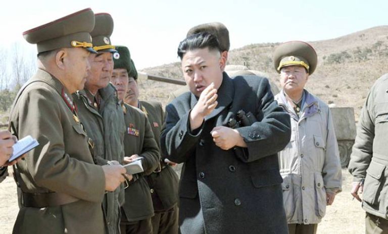 زعيم كوريا الشمالية كيم جونغ-أون