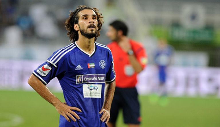 طارق أحمد لاعب فريق النصر الإماراتي