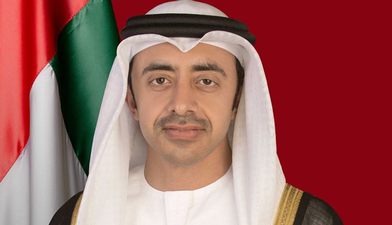 الشيخ عبد الله بن زايد وزير الخارجية والتعاون الدولي الإماراتي