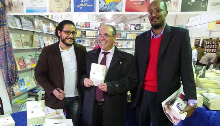 من لقاءات معرض القاهرة للكتاب حمور زيادة وشكري المبخوت
