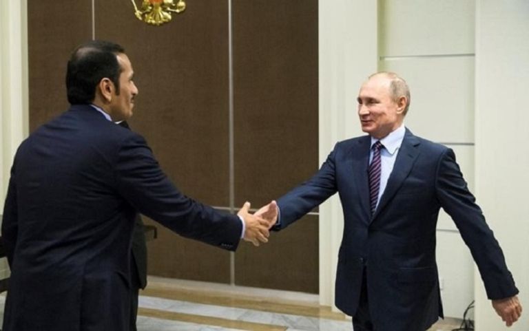 روسيا وقطر يؤكدان وحدة الأراضي السورية.