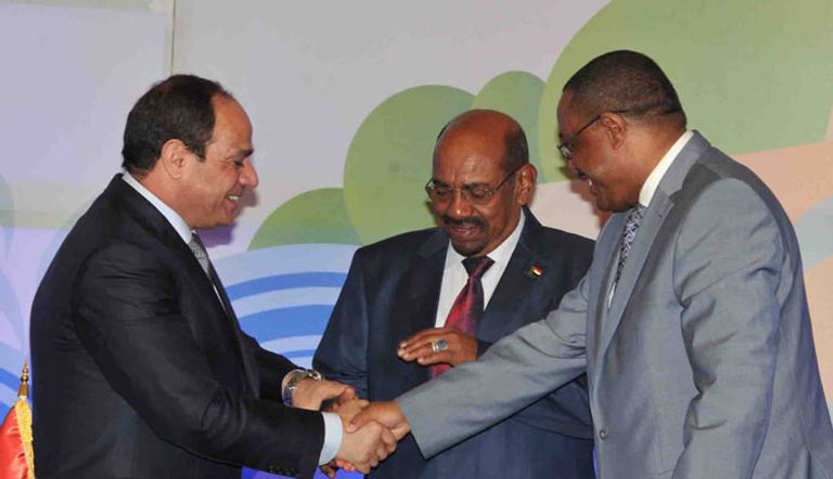 توقيع اتفاق بين السيسي والبشير ورئيس الوزراء الإثيوبي