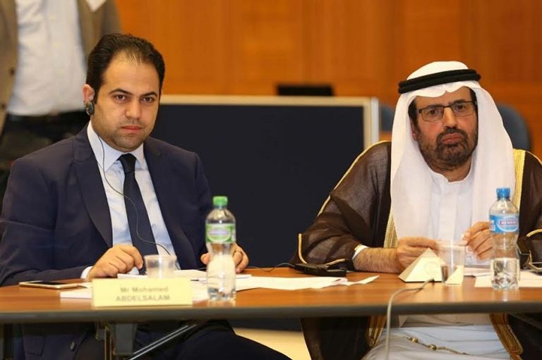 الإمام الأكبر يلقي كلمته التي دعا فيها لتدشين مشروع إنساني متكامل لنشر السلام