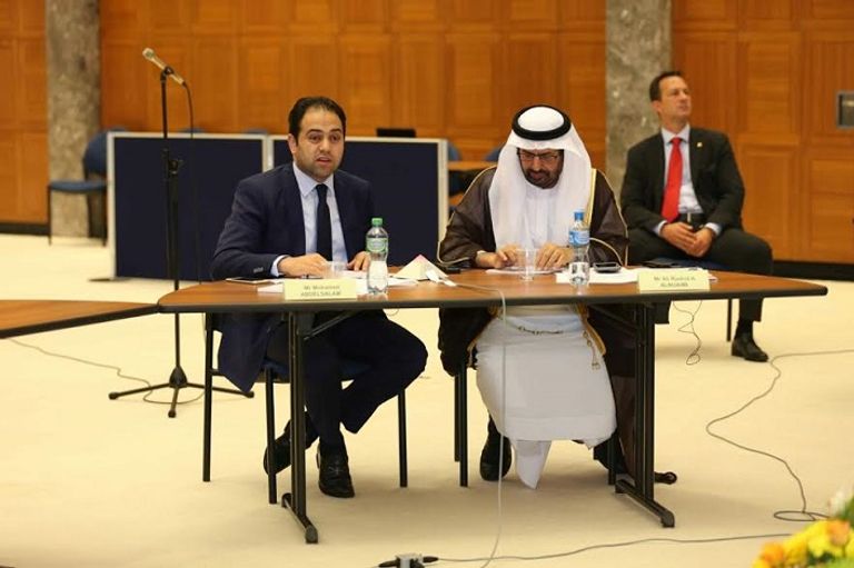 الإمام الأكبر يلقي كلمته التي دعا فيها لتدشين مشروع إنساني متكامل لنشر السلام