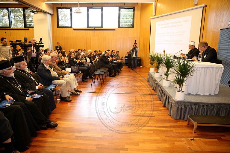 الإمام أحمد الطيب شيخ الأزهر يلقي خطاب في المعهد المسكوني بسويسرا