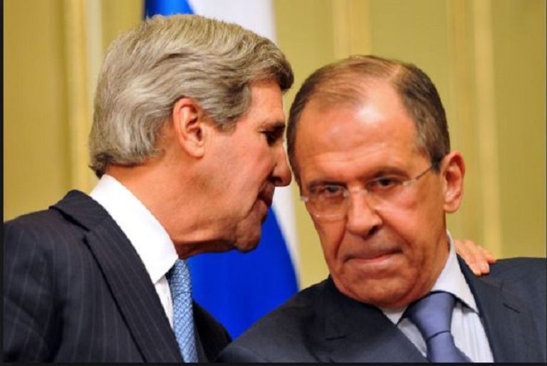 آثار غارة روسية على حلب