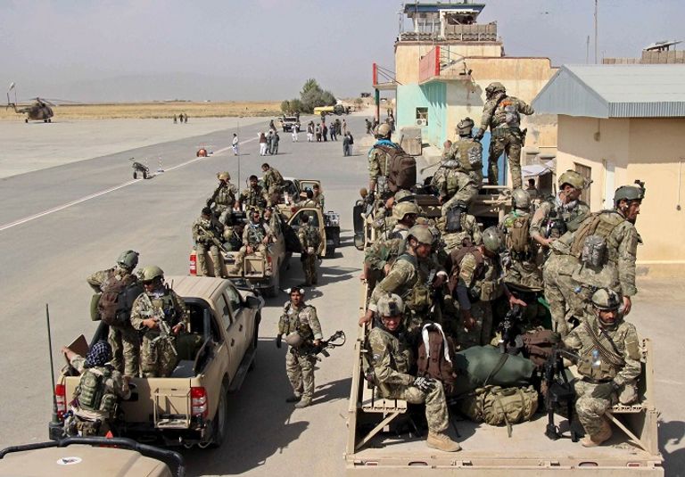 هل تستعيد القوات الحكومية الأفغانية المدينة؟ مقاتلين بحركة طالبان