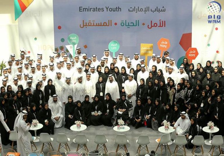 محمد بن راشد يطلق الأجندة الوطنية للشباب أثناء الخلوة الشبابية محمد بن راشد يطلق الأجندة الوطنية للشباب أثناء الخلوة الشبابية