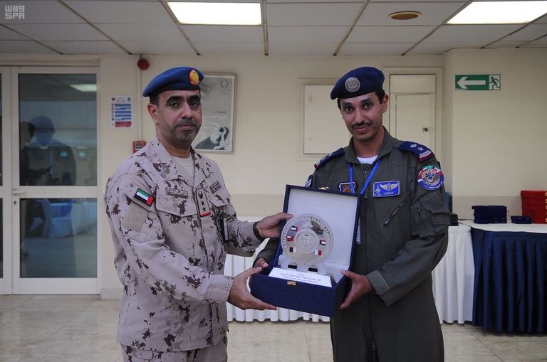 جانب من التمرين الجوي المشترك