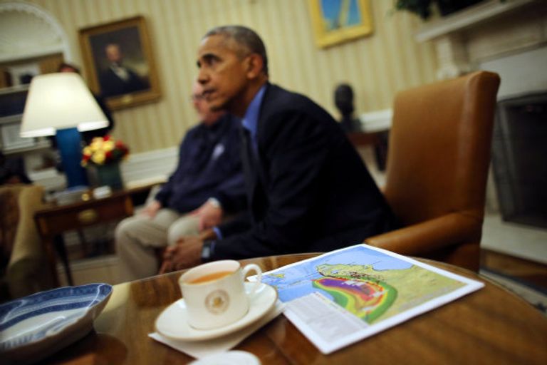 جانب من الإعصار