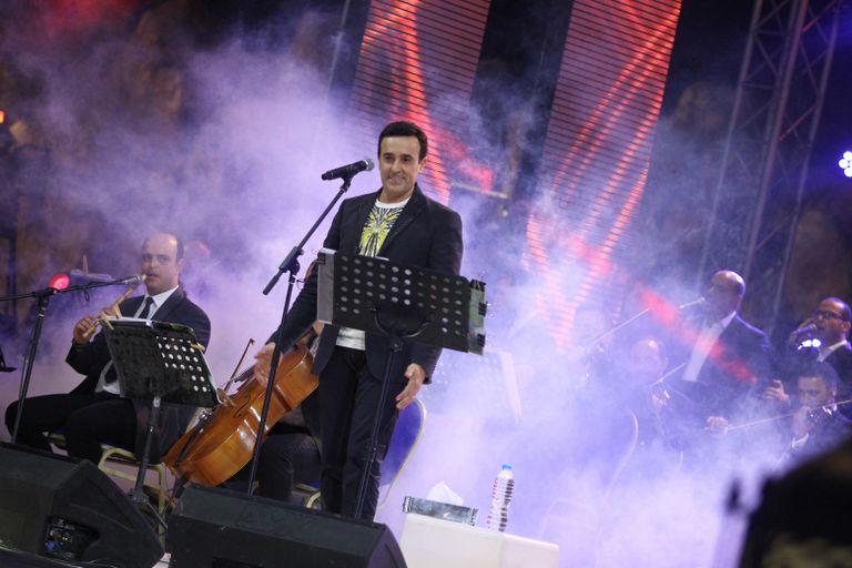 صابر الرباعي خلال الحفل
