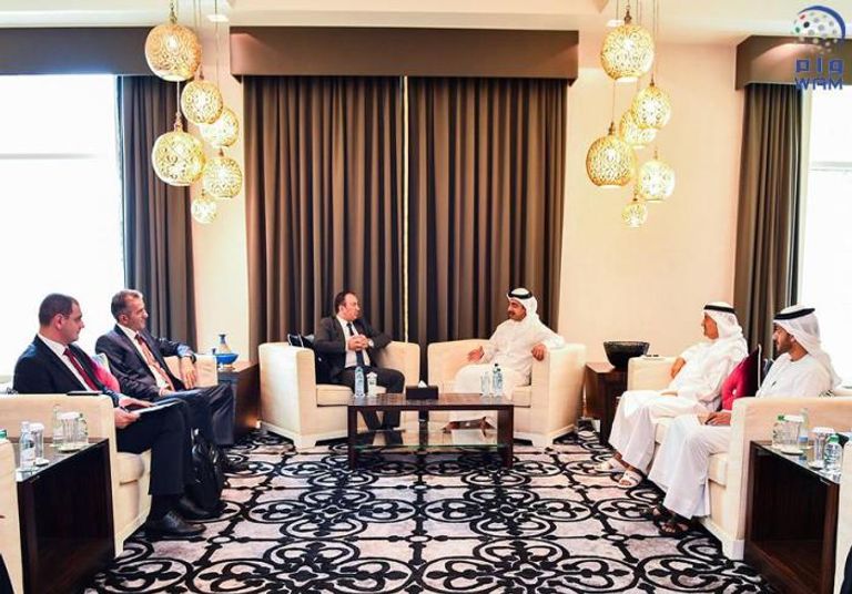 الشيخ عبد الله بن زايد يلتقي نظيره البوسني في أبوظبي