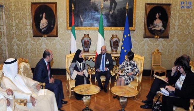 زيارة الوفد البرلماني الإماراتي إلى إيطاليا