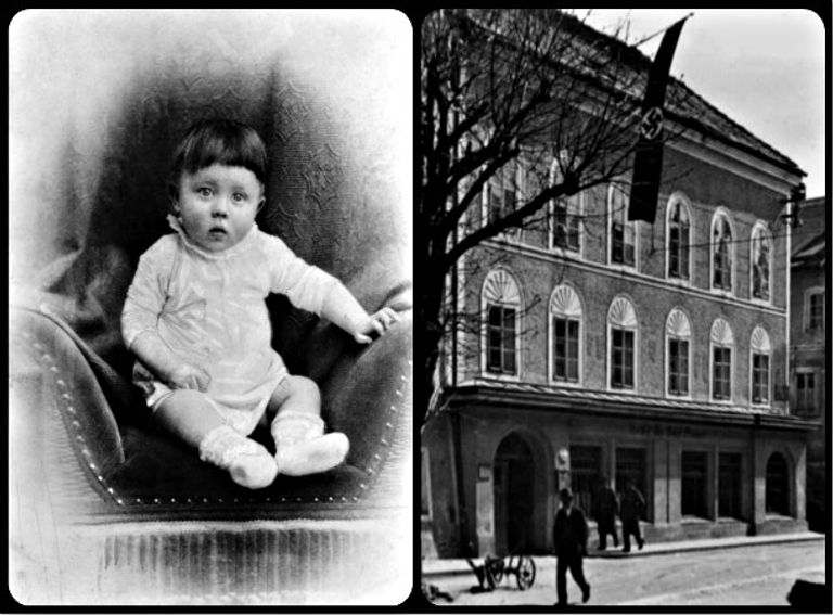 منزل هتلر وصورته صغيراً