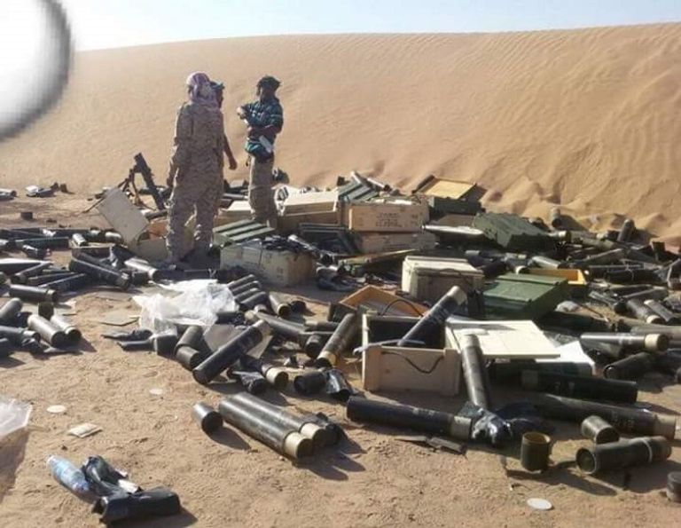 غنائم للجيش اليمني من مليشيا الحوثي شرق صعدة