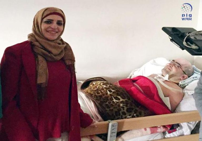 نقل لاجئ سوري من بيروت إلى أبوظبي للعلاج اللاجئ السوري المنقول من بيروت للعلاج في أبوظبي