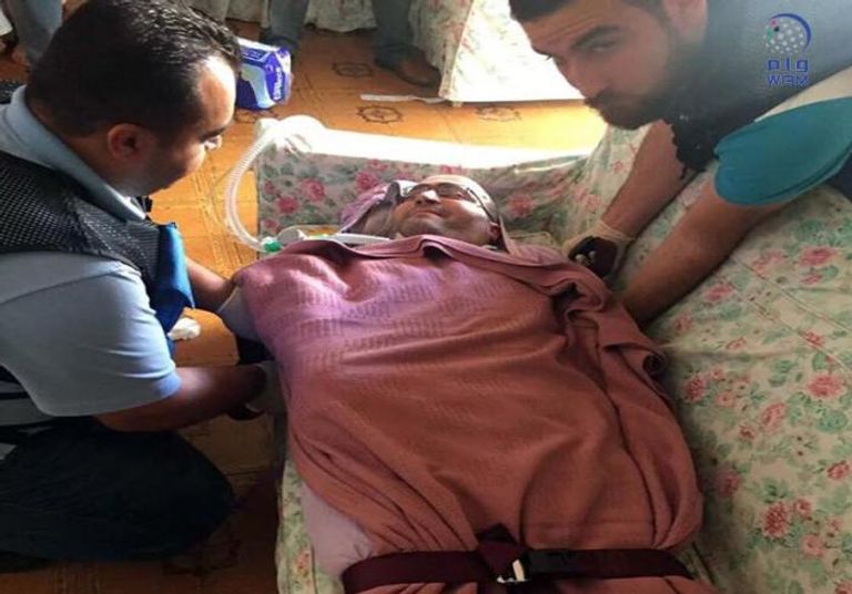 نقل لاجئ سوري من بيروت إلى أبوظبي للعلاج اللاجئ السوري المنقول من بيروت للعلاج في أبوظبي