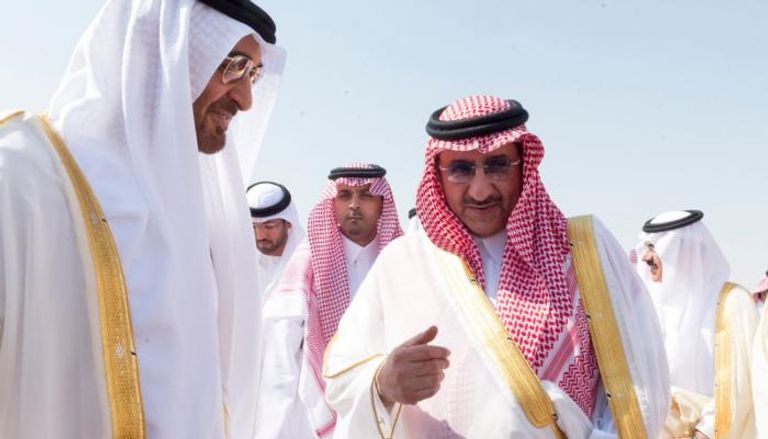 الشيخ محمد بن زايد يصل الرياض - صورة من وكالة الأنباء السعودية 