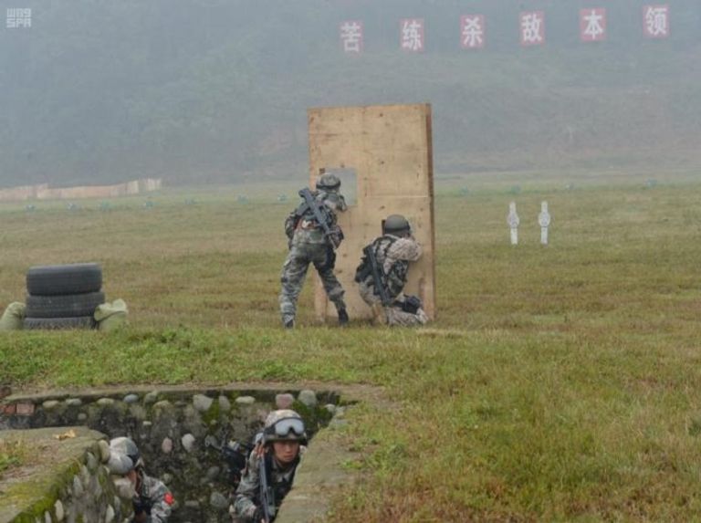 فعاليات التمرين المشترك تمرين تعايش