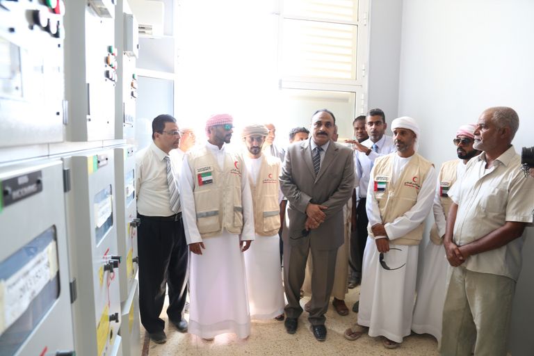 افتتاح مشروع الآبار في حضرموت