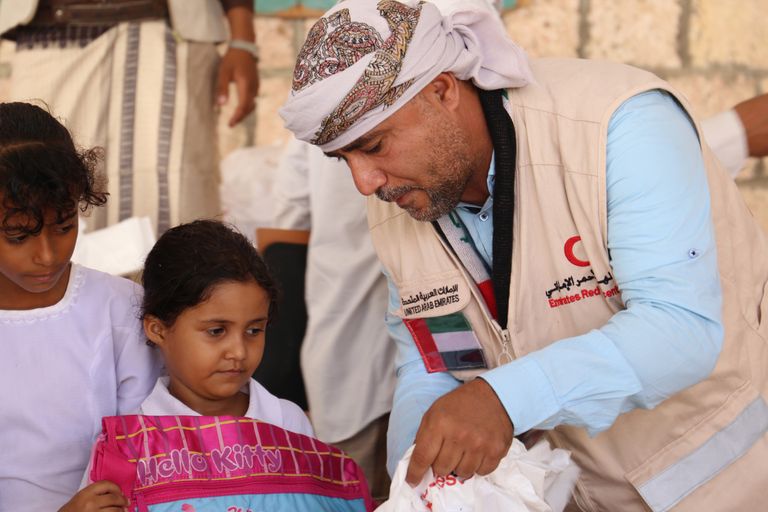 افتتاح مشروع الآبار في حضرموت