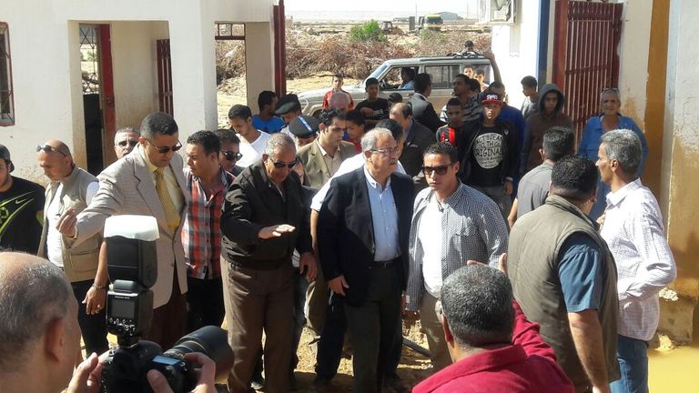 منسوب المياه ارتفع في بعض المناطق المتضررة