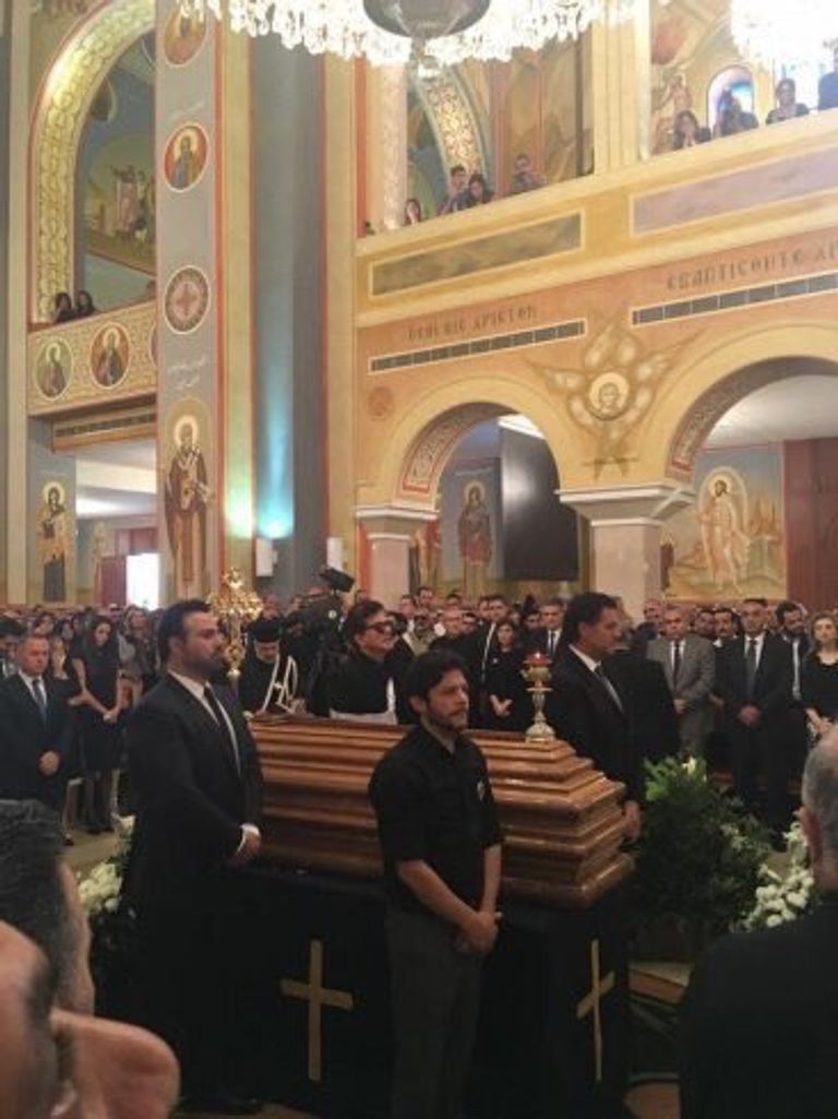 تشييع جثمان ملحم بركات