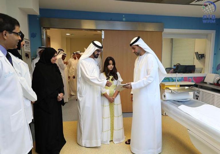 الشيخ محمد بن راشد يفتتح مستشفى الجليلة للأطفال بدبي