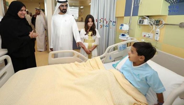 الشيخ محمد بن راشد يفتتح مستشفى الجليلة للأطفال بدبي