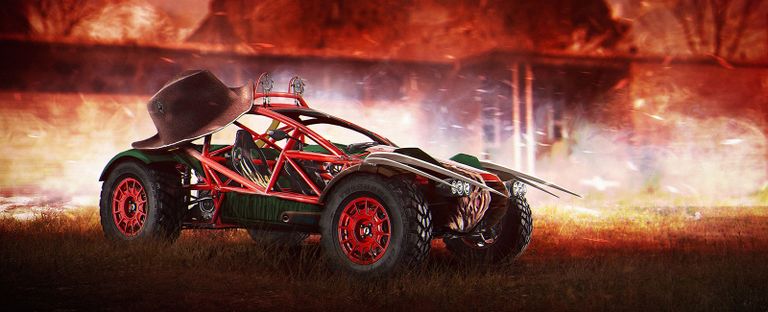 رسامون أمريكيون يقومون برسم السيارات على أشكال الشخصيات المرعبة من الأفلام