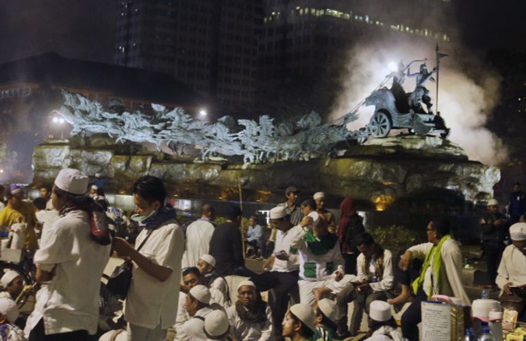 جانب من المظاهرات