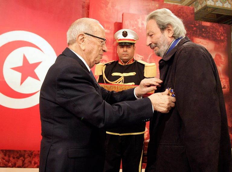 جانب من الفنانين المكرمين في تونس